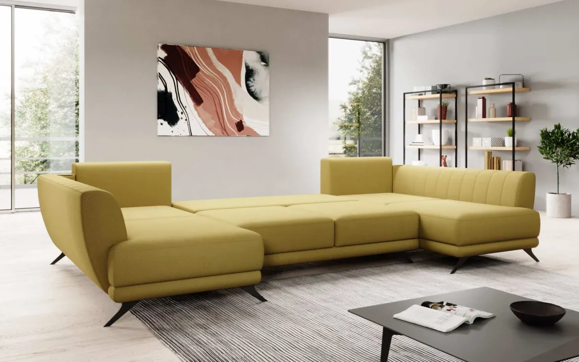Designer Sofa Nina mit Schlaffunktion