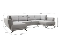 Designer Sofa Nina mit Schlaffunktion