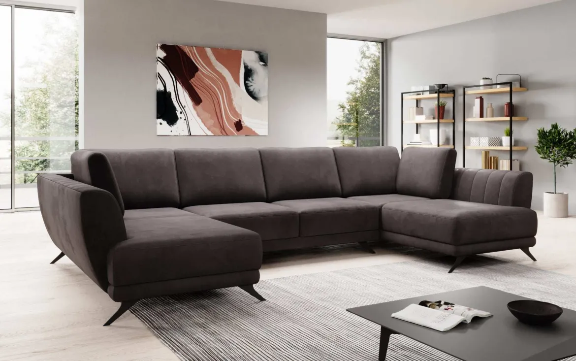 Designer Sofa Nina mit Schlaffunktion