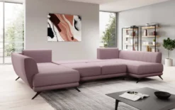 Designer Sofa Nina mit Schlaffunktion