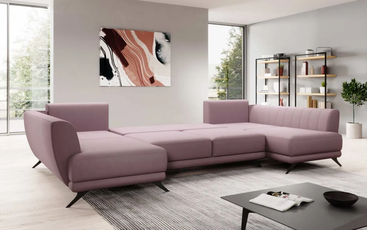Designer Sofa Nina mit Schlaffunktion