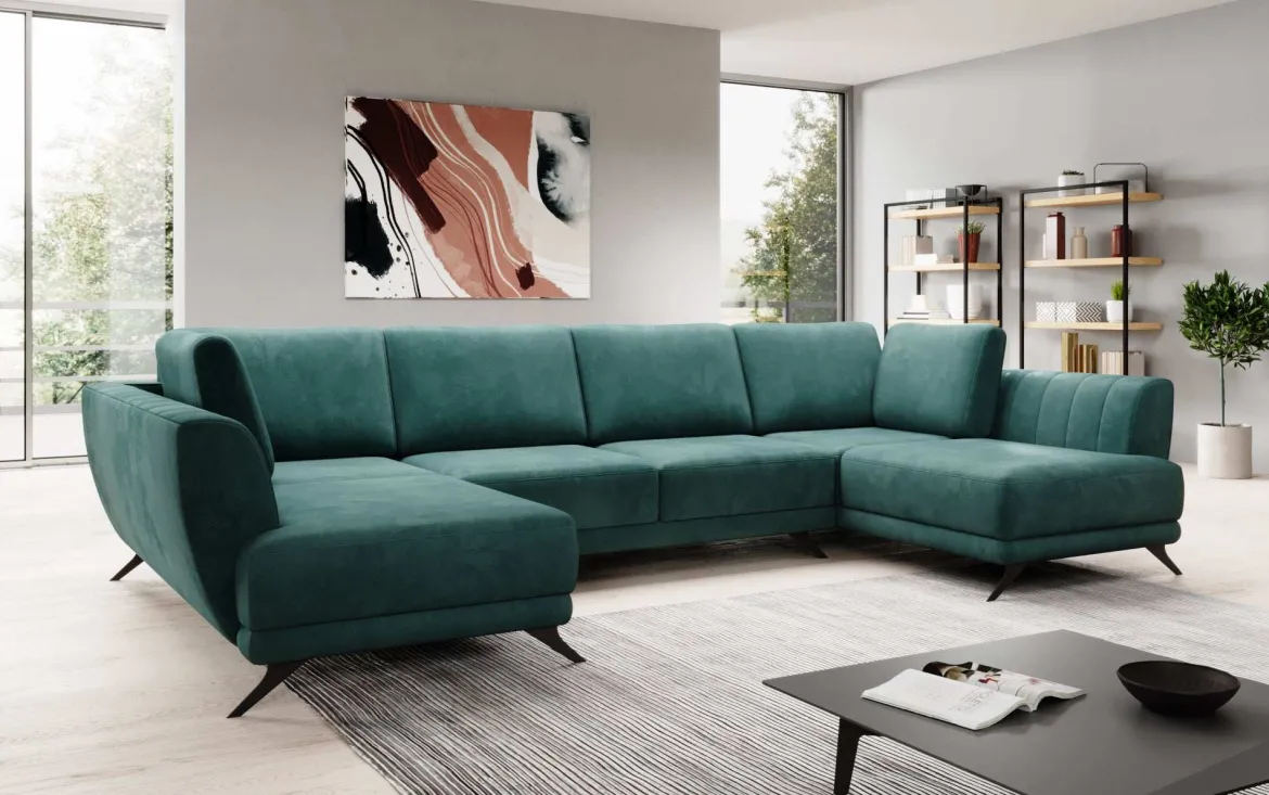 Designer Sofa Nina mit Schlaffunktion