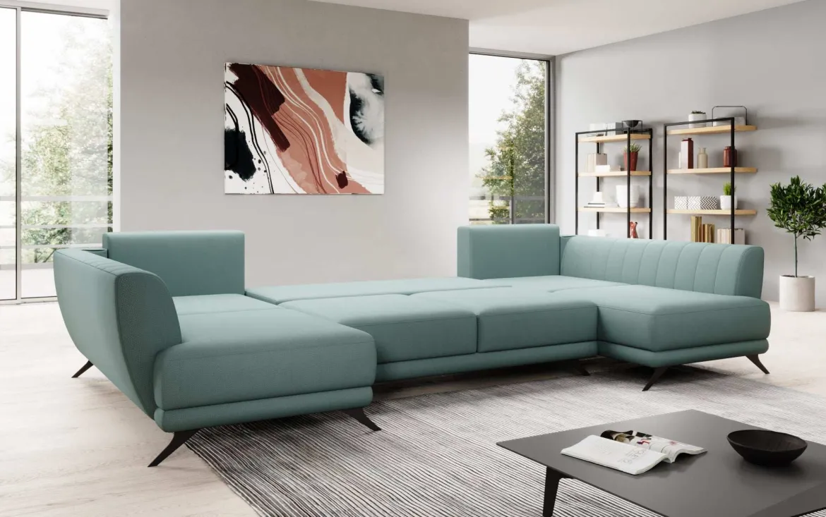 Designer Sofa Nina mit Schlaffunktion