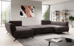 Designer Sofa Nina mit Schlaffunktion