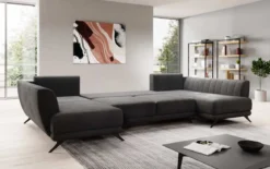 Designer Sofa Nina mit Schlaffunktion