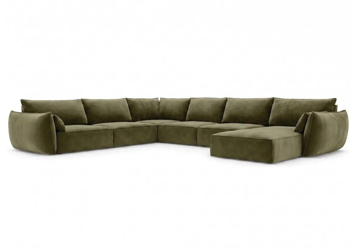 Designer Sofa Nuvola U in Samt