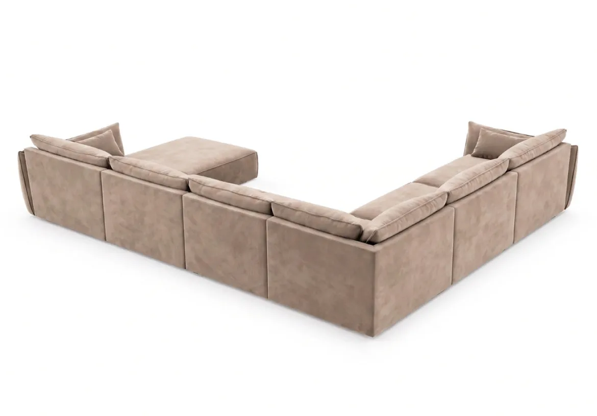 Designer Sofa Nuvola U in Samt