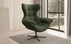 Designer Sofa-Sessel Aurelio in Stoff