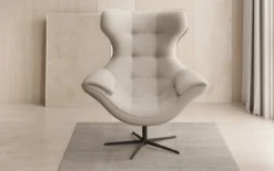 Designer Sofa-Sessel Aurelio in Stoff