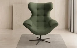 Designer Sofa-Sessel Aurelio in Stoff