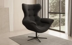 Designer Sofa-Sessel Aurelio in Stoff
