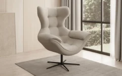 Designer Sofa-Sessel Aurelio in Stoff