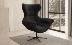 Designer Sofa-Sessel Aurelio in Bouclé