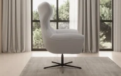 Designer Sofa-Sessel Aurelio in Bouclé