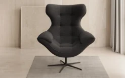 Designer Sofa-Sessel Aurelio in Bouclé