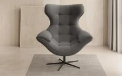 Designer Sofa-Sessel Aurelio in Bouclé