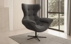 Designer Sofa-Sessel Aurelio in Bouclé