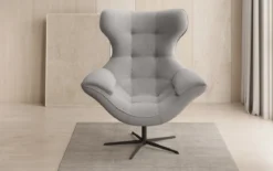 Designer Sofa-Sessel Aurelio in Bouclé
