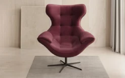 Designer Sofa-Sessel Aurelio in Samt