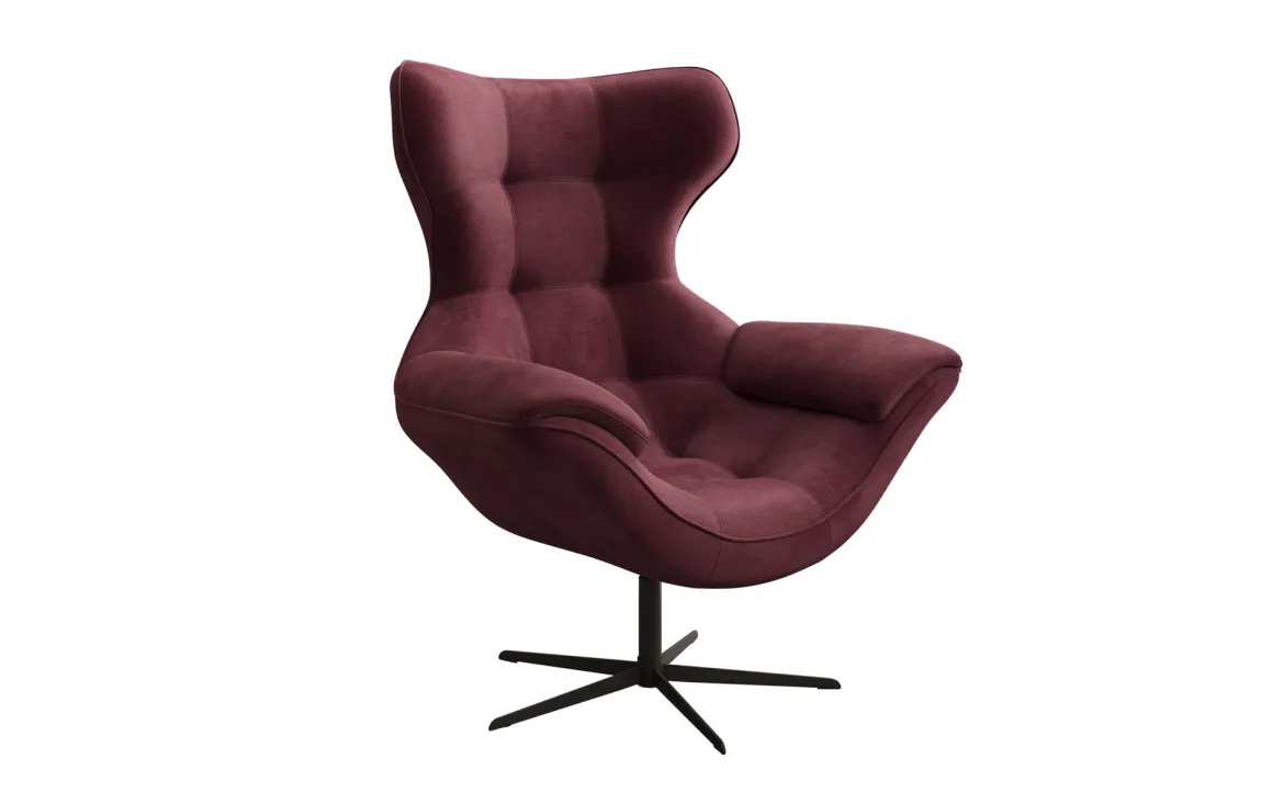 Designer Sofa-Sessel Aurelio in Samt
