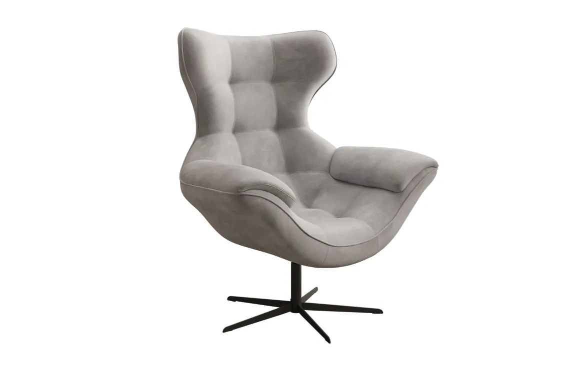 Designer Sofa-Sessel Aurelio in Samt