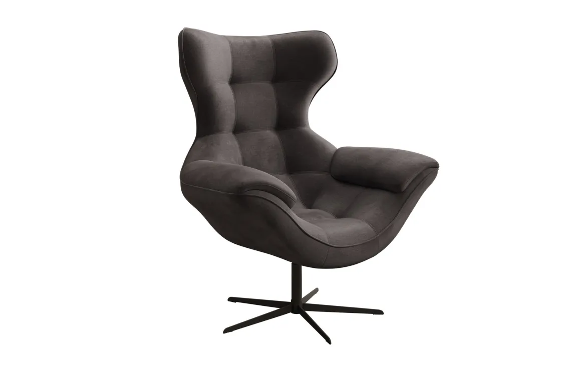 Designer Sofa-Sessel Aurelio in Samt