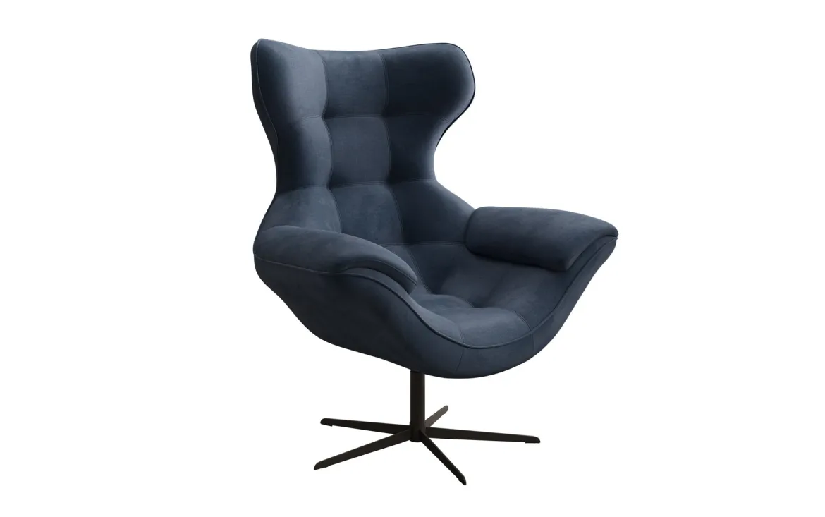 Designer Sofa-Sessel Aurelio in Samt