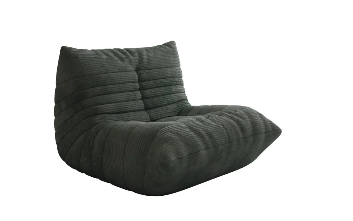 Designer Sofa-Sessel Calmo in Cord