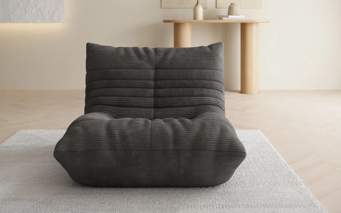 Designer Sofa-Sessel Calmo in Cord