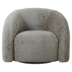 Designer Sofa-Sessel Korfu mit Drehfunktion in Sand Bouclé