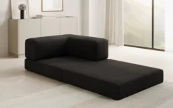 Designer Sofa-Sessel Lazy in Bouclé