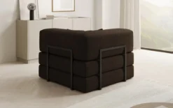 Designer Sofa-Sessel Lazy in Bouclé