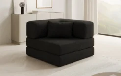 Designer Sofa-Sessel Lazy in Bouclé