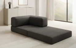 Designer Sofa-Sessel Lazy in Bouclé
