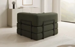 Designer Sofa-Sessel Lazy in Bouclé