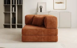 Designer Sofa-Sessel Lazy in Cord