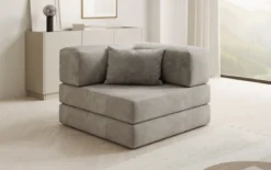 Designer Sofa-Sessel Lazy in Samt