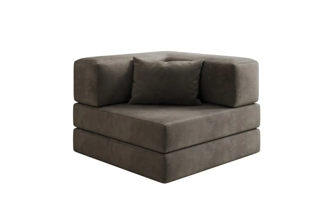Designer Sofa-Sessel Lazy in Samt