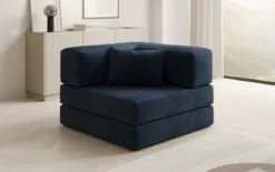 Designer Sofa-Sessel Lazy in Samt