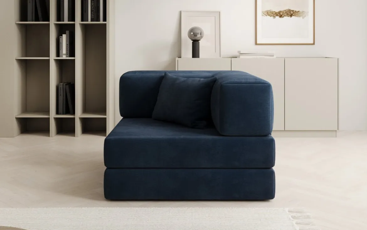 Designer Sofa-Sessel Lazy in Samt