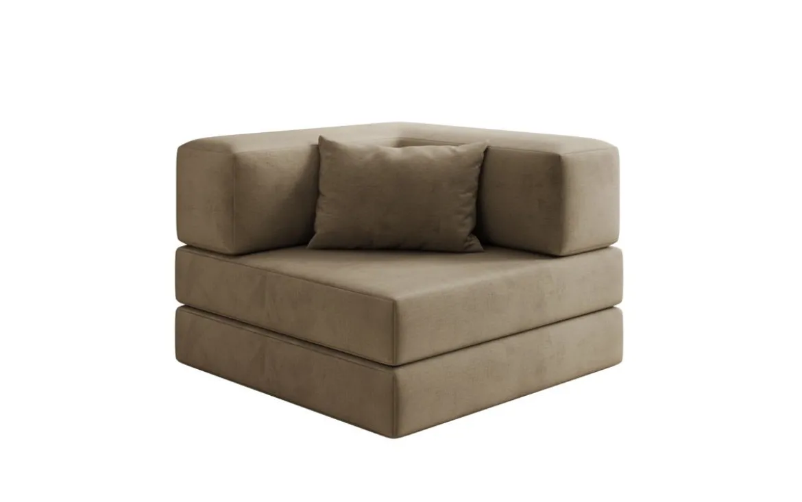 Designer Sofa-Sessel Lazy in Samt
