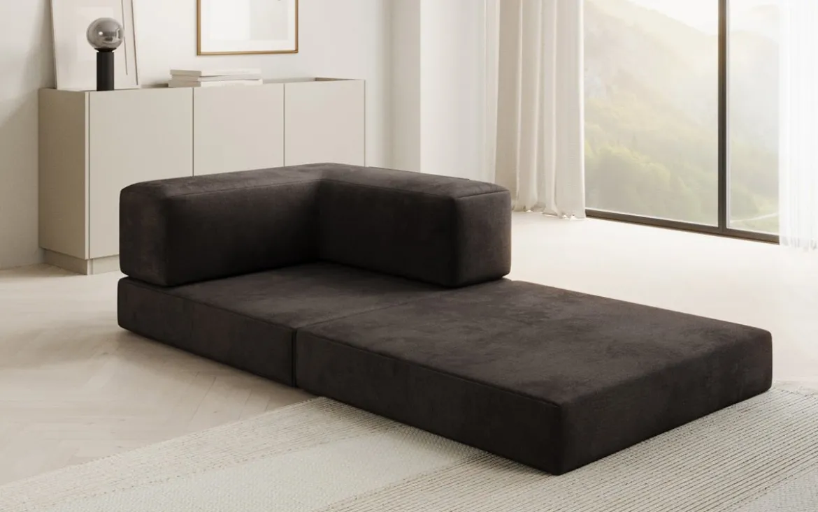 Designer Sofa-Sessel Lazy in Samt