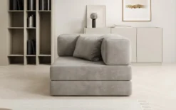 Designer Sofa-Sessel Lazy in Samt