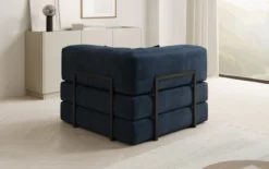 Designer Sofa-Sessel Lazy in Samt