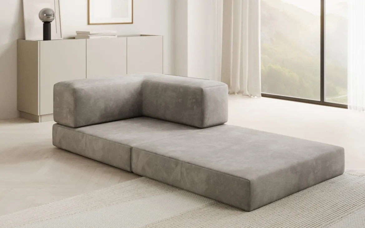 Designer Sofa-Sessel Lazy in Samt