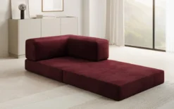 Designer Sofa-Sessel Lazy in Samt