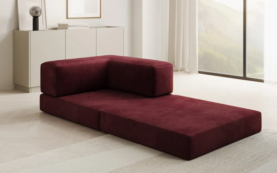 Designer Sofa-Sessel Lazy in Samt