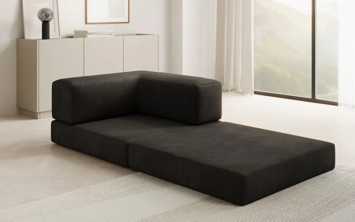 Designer Sofa-Sessel Lazy in Samt