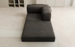 Designer Sofa-Sessel Lazy in Samt