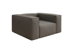 Designer Sofa-Sessel Lesley in Echtleder